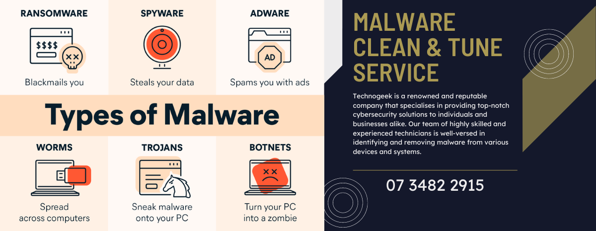With our cutting-edge technology and up-to-date knowledge on the latest malware trends, you can trust Technogeek to provide thorough and efficient malware clean services.