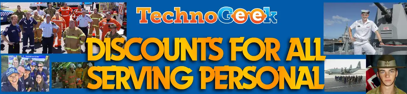 Technogeek offers labour discounts to all serving personal