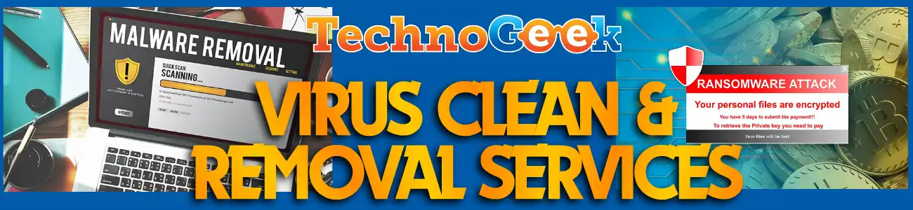 Technogeek Virus Clean, Removal and Tune Up Services