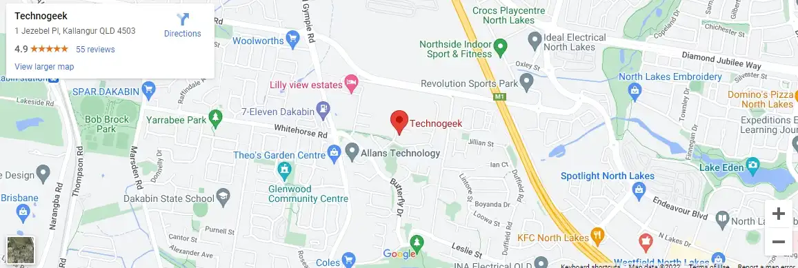 Technogeek location google maps